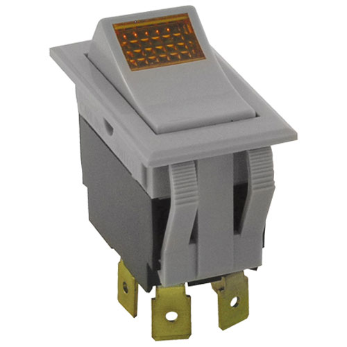 (image for) Star Mfg 2E-35127 SWITCH RKR, PLSTC, AMBER LT - Click Image to Close